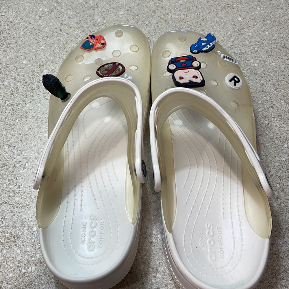 White Translucent Crocs - image 2